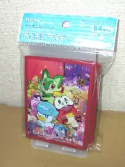 Pokemon Card Game Fuecoco Sprigatito Quaxly Deck Shield Sleeve Supply