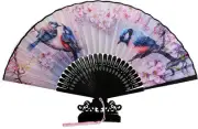 Hand Held Folding Fans 9.85"(25cm) are suitable for stage performances, wedding