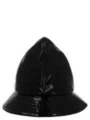 [Raf Simons] Raf Simons-Patent Bucket Hat Cappelli Nero-Donna 58cm Black