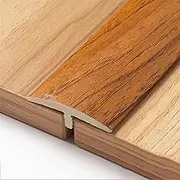 Transition Strip T Molding Floor Seams Gaps Strips, Rustic Plastic Cuttable Floor Threshold Transition Strip, for Carpet to Tile, Self-Adhesive, 4cm Wide (Color : 6, Size : 2.7m)