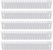 Hydroponics Growing System Kit, 100Pcs Plastic Square Hydroponic Baskets with Holes, Plant Mesh Pots/Baskets for Garden Planting Pond Plants-