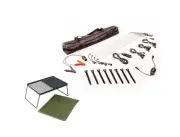 Kings 4 Bar Camp Light Kit + Barbecue BBQ Plate and Canvas Bag