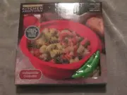Green Collapsible Durable Silicone Colander Heat Resistant Easy Storage NEW!
