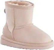 [UGG OUTBACK CLOTHING CO.] UGG Outback Kid's Premium Double Face Sheepskin Classic Boot (Pink)