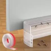 Transparent Door Draft Stopper 39" - Soundproof Weather Stripping Seal for Doors