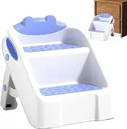 Step Ladder for , 2 Steps, 2 Steps for Potty Training, 2 Steps, Foldable Stool for for Washbasin,