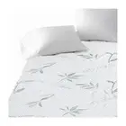 Fully Fitted Waterproof Breathable Bamboo Mattress Protector Single Size