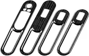 Compatible for Mini -Cooper F60 Countryman Auto Styling Interior Accessories Moulding Trim Car Windows Control Panel Cover Stickers(Bright Black Brushed)