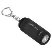 2.1" Mini Rechargeable LED Keychain Flashlight USB Charging Black