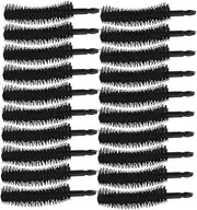 Outanaya 50Pcs Soft Silicone Lash Brushes for Eyelash Extensions Precision Eyebrow Applicators Portable Beauty Tools for Even Mascara Application and