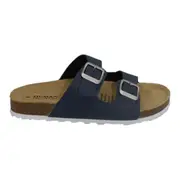 Lynx Leather Sandal Navy