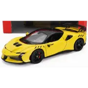Bburago 1:18 Scale Ferrari SF90XX Stradale 2024 Yellow