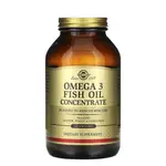 美國 SOLGAR OMEGA-3 FISH OIL歐米伽-3濃縮魚油軟膠囊 120粒