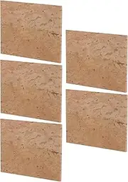 BQLZR Saxophone Neck Joint Cork Pads Sheets 2.44" x 1.61" for Alto Soprano Pack of 5