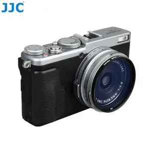 JJC富士Fujifilm副廠屬LH-X100轉接環+AR-X100遮光罩LH-JX100(49mm鏡頭轉接器)適X100VI X100V F T S