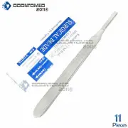 ODM 10 Surgical Blades# 21 with Scalpel Handle # 4 Dental