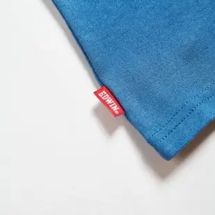 【EDWIN】男裝 迷彩BOX短袖T恤(灰藍色)