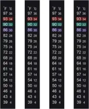 Jansamn Brewing Thermometer Strip, Adhesive Strip Thermometer, Aquarium Therm...