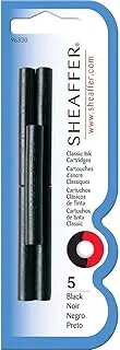 Cross Sheaffer(R) Pen Refills Ink Cartridges Jet Black Pack Of 5 (96330)