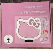 Hello Kitty 10 Inch RGB Desk Ring Light with Stand and Phone Holder