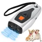 Ultrasonic Pet Training Device,3 in 1 Dual Sensor Anti Barking Device with Tr...