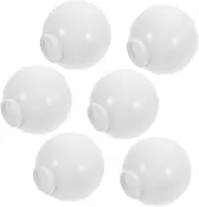 CHILDWEET Led Bulb Globe Light Cover Set of Anti-Fog Diffusers Round Lampshade for Even Light Distribution Easy to Install