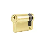 Zanda Euro Half Cylinder Key 35mm Polished Brass 1199