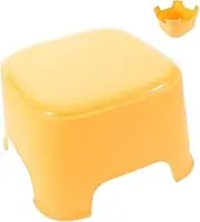 BATHVEVE Adorable Bathroom Non-Slip Stool Plastic Step Stool for Toddlers Boys and Girls