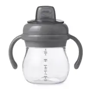 OXO Tot Grow Soft Spout Cup With Removable Handles - Grey