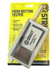 NEW Turkey Caller STRUT: Push Button Yelper, Clucks & Cackles, Fingertip Control