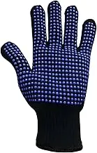 Fire Resistant Oven Gloves - Heat Resistant Grilling Gloves | Barbecue, Kitchen Cooking Heat Proof, Fireproof Mitts, Anti-Slip Oven for Kitchen, Microwave, Grill, Oven