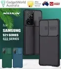 For Samsung Galaxy S24 S23 S22 S21 Ultra Nillkin Camshield Shockproof Case Cover