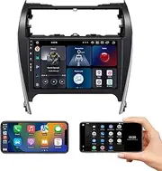 Roadanvi 8G+128G Android Car Stereo for Toyota Camry 2012 2013 2014 Wireless Carplay Android Auto Car Radio GPS Navigation Bluetooth QLED Touch Screen WiFi 4G LTE 1280x720 X12 Head Unit