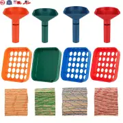 Coin Counters & Coin Sorters - 4 Color Coded Coin Sorting Tray and Coin Counting