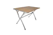 BlackWolf Bamboo Slat Camping Table Slatted Foldable Folding