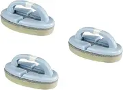 MUSISALY Non-Slip Grip Scrub Brush for Pool Cleaning 3 Pack Foldable Design for Walls Tiles Floors Steps Random Color