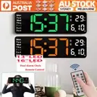 LED Wall Desk Clock Display With Temperature Calendar Large Digital Big Jumbo