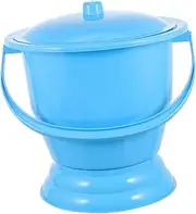 BCOATH Urinary Potty Urine Bottle Portable Urine Pot Urinal Bottle Chamber Pot Adults Urinals for Potty Training Pee Bottle Pissing Bottle Chamber Pot Potty Blue re-usable