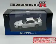 AUTOart 1:43 Nissan Skyline GT-R V-SpecII R34 White