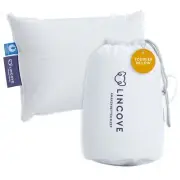 Lincove Canadian Down and Feather Toddler Pillow - Cozy Sleep for Kids