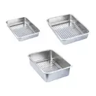 Oven Tray with Mesh Rack Baking Sheet with Rack for Food Dessert Grilling