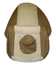 New Pair Seat Covers Upholstery Triumph Spitfire 1973+ Made Hounds Tooth Beige (for: Triumph)
