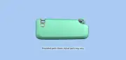 Genuine GM Light Titanium Driver Side Sun Visor 95034259