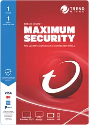 Trend Micro Maximum Security 1 Device 1 Year