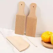 Pasta Board Set Pasta Making Tool Set Butter Paddle Set Gnocchi Board Set Dough Cutter Rolling Pin Homemade Pasta and Butter Italian Pasta Maker Tools Butter Maker Pasta Shaper Tools Pasta Maker Board