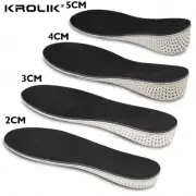 Memory Foam EVA Height Increase Templates Insole 2-5Cm Breathable Ultra Light El