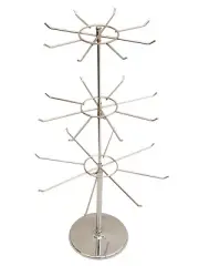 Metal Key Chain Rack Racks 3 Swival Adjustable RK-R2027