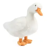 White Duck Soft Plush Toy Large 13"/33cm Living Nature