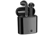 Laser AirBud Wireless In-Ear Bluetooth Earphones w Charging Case Mic Black