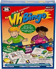 Super Duper Publications Ask & Answer Wh Bingo Comprehension & Communication Game Educational Learning Toy for Kids